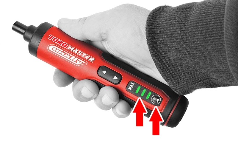 Torq Master - elektrický skrutkovač s digitálnou kontrolou krútiaceho momentu. Li-Ion 3,6 V