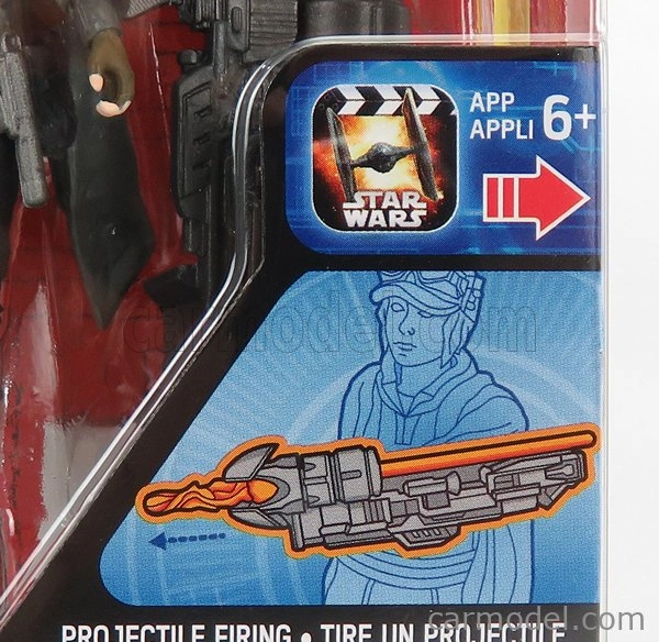 Tomica Star wars Rogue One Sergeant Jyn Erso Eadu Figure Cm. 9.0 1:18 Šedá Černá