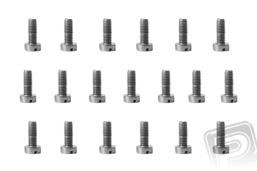 Ocelový šroub s válcovou hlavou M3x8mm, 20ks