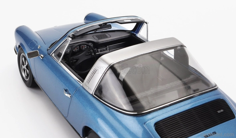 Norev Porsche 911s 2.4 Targa 1973 1:18 Blue Met