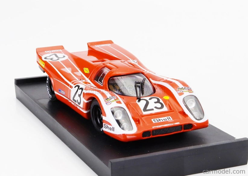 Brumm Porsche 917k 4.9l Team Salzburg N 23 Víťaz 24h Le Mans 1970 Hans Herrmann - Richard Attwood 1:43 Červená biela