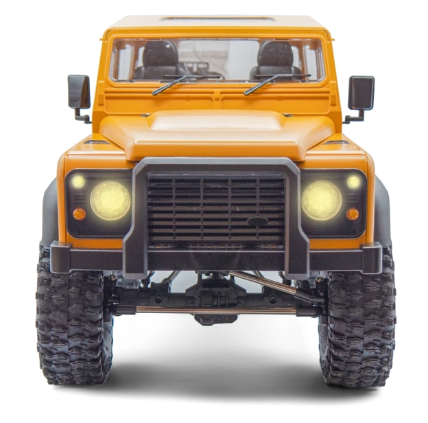 RC auto Land Rover Defender 90 1:10, oranžová