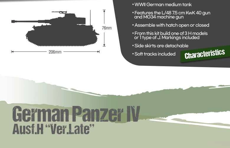 Academy Panzer IV Ausf.H Ver.Late (1:35)