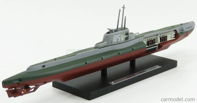Edicola ORP U-boat Sottomarino Sommergibile Orzel Marynarka Wojenna Poľsko námorníctvo 1941 1:350 Hnedá Sivá Zelená
