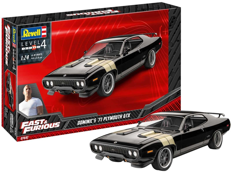 Revell Plymouth GTX 1971 (Rýchlo a zbesilo) (1:24)