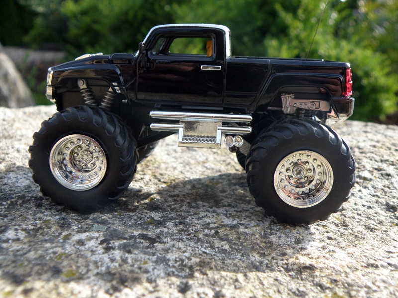 Mini RC Monster Truck, čierna