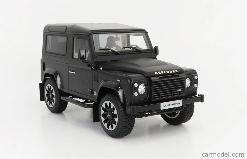 Lcd-model Land rover Defender 90 Works V8 70th Edition 2018 1:18 Matt Black
