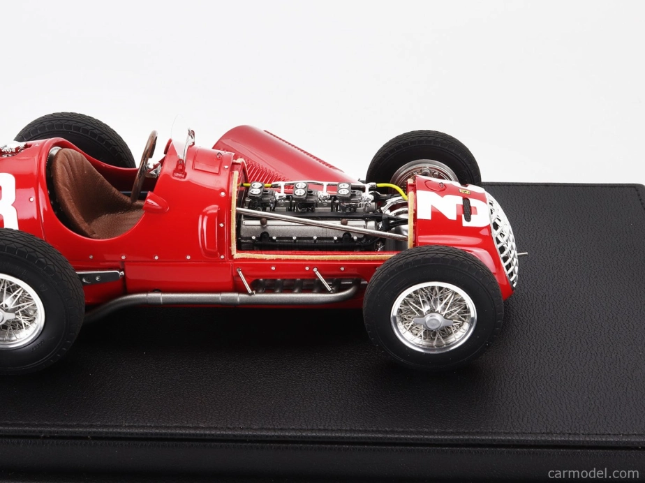 Gp-replika Ferrari F1 125 N 38 Monaco Gp 1950 Luigi Villoresi 1:18 Červená