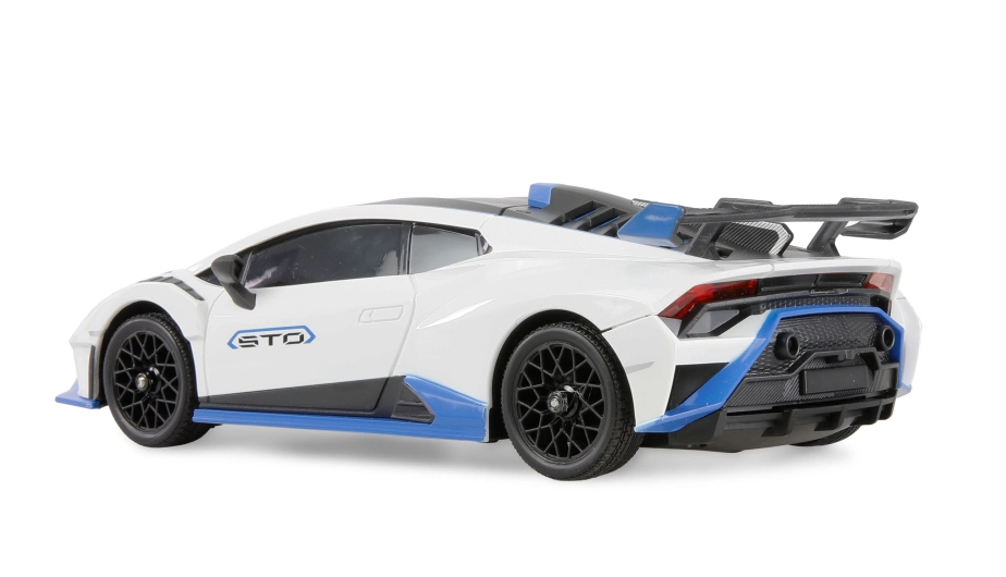 Lamborghini Huracan STO RC Drift Car 4WD LED 1:18 RTR licencované biele