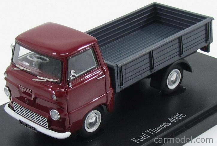 Autocult Ford england Thames 400e Truck Pick-up Veľká Británia 1964 1:43 Tmavo červená sivá