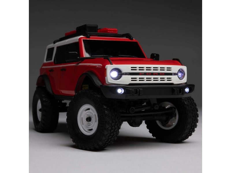 RC auto Axial SCX24 Ford Bronco 2021 1:24 4WD RTR, červená