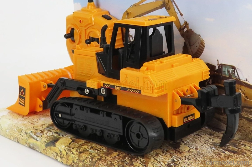 Re-el toys Case-ih Titan Ruspa Cingolata Tractor 2013 1:24 Žlutá Černá