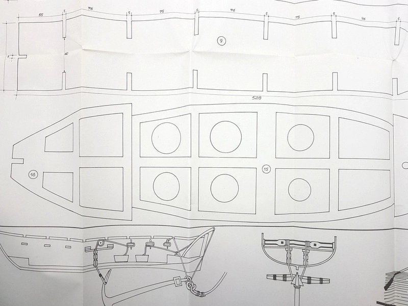 Mantua Model Victory šalupa 1:16 kit