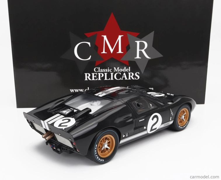 Cmr Ford usa Gt40 Mkii 7.0l V8 Team Shelby American Inc. N 2 1:12, černá