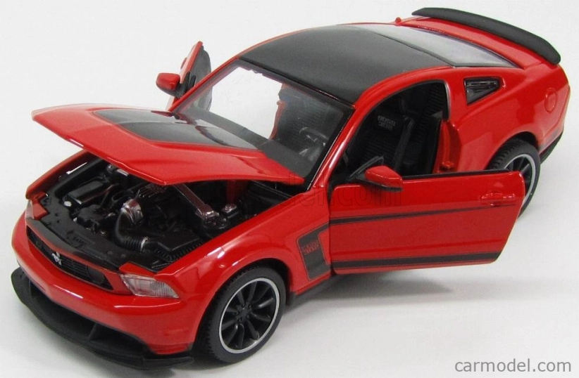 Maisto Ford USA Mustang Boss 302 2012 1:24 oranžovo-čierna