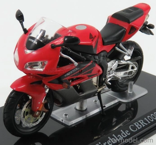 Edicola Honda Cbr 1000rr Fireblade - Damage Display Box 1:24 Červená Černá