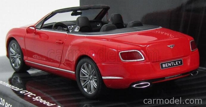 Minichamps Bentley Continental Gt Speed Cabriolet 2012 1:43 St. James Red