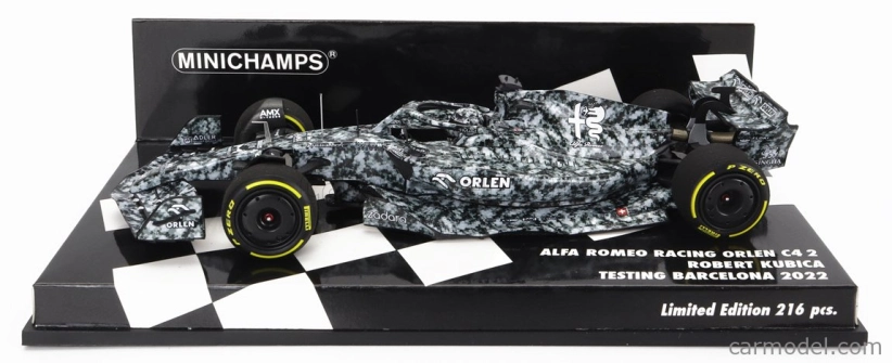 Minichamps Alfa romeo F1 C42 Team Orlen Racing N 88 1:43, bíločerná