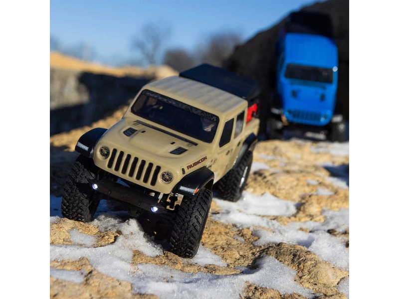BAZAR – RC auto Axial SCX24 Jeep Gladiator 1:24 4WD RTR, krémová