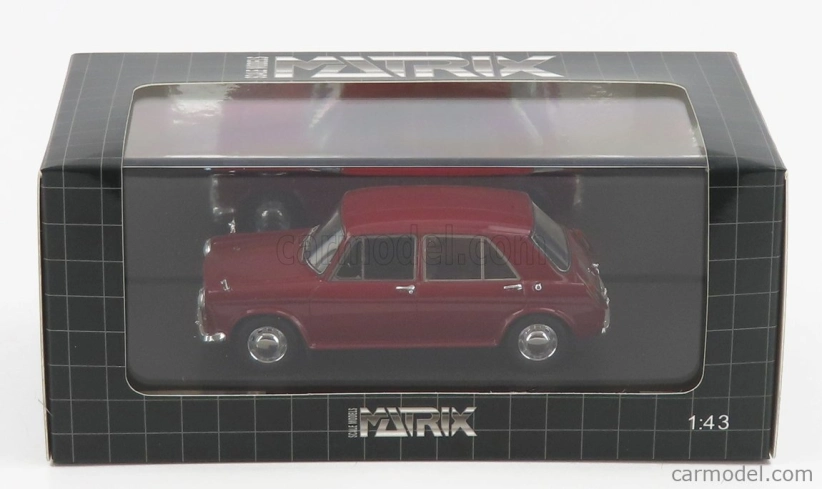 Modely v mierke Matrix Austin 1300 Mkiii 4-dverový 1971 1:43 Bordeaux