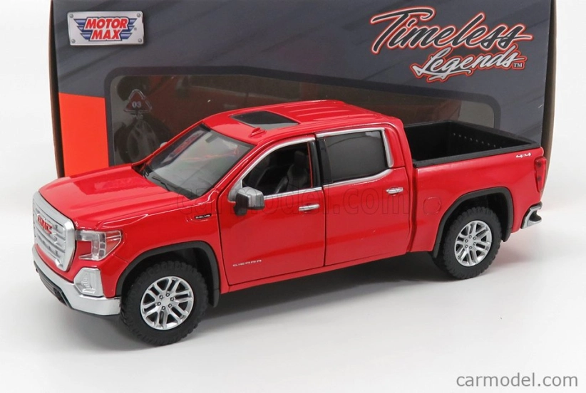Motor-max GMC Sierra 1500 Slt Crew Cab Pick-up 2019 1:27 Red