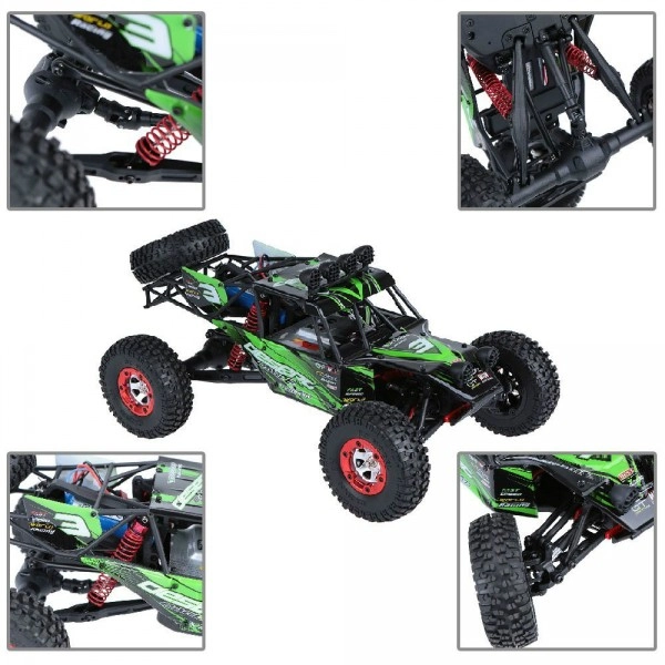 ROZBALENO-RC auto buggy Eagle 3 RTR 4WD 1:12, zelená