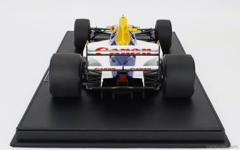 Gp-repliky Williams F1 Fw14b Renault N 5 Majster sveta Pole Postition Najrýchlejšie kolo a víťaz British Gp (s postavou pilota) 1992 Nigel Mansell 1:12 Modrá žltá biela