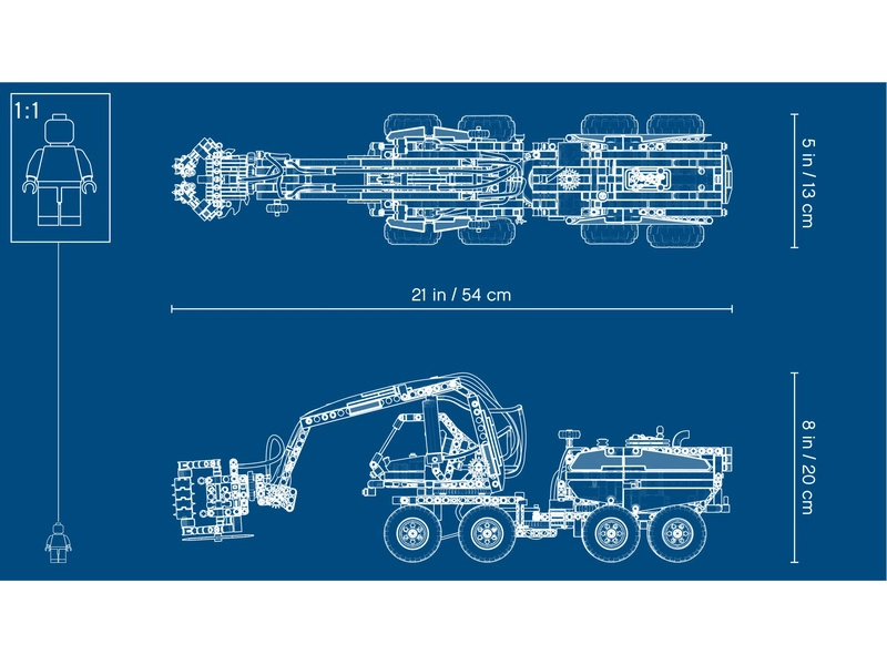 LEGO Technic - Lesní stroj