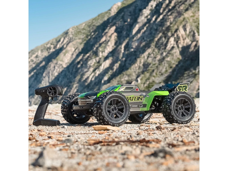 RC auto Arrma Kraton 6S V6 BLX 1:8 4WD RTR, modrá/růžová