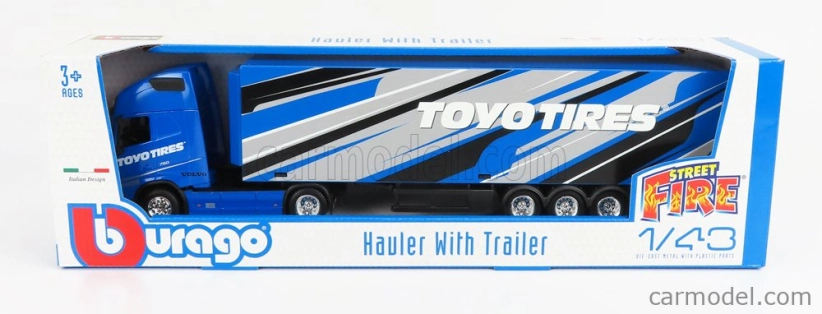 Bburago Volvo FH16 Globetrotter 750 XXL 1:43 Toyo Tires