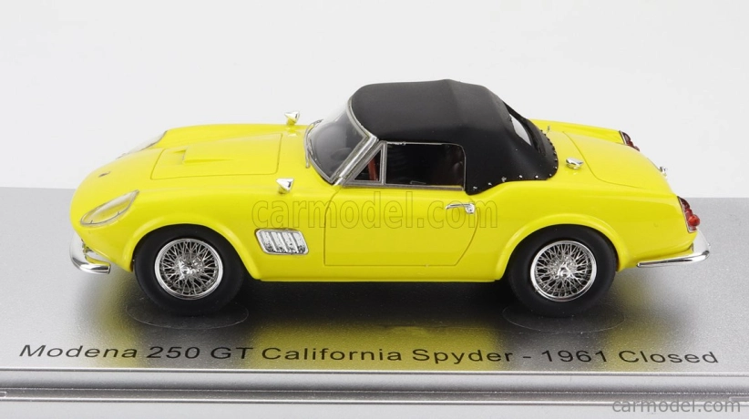 Kess-model Modena 250gt California Spider uzavretý 1961 1:43 žltá čierna