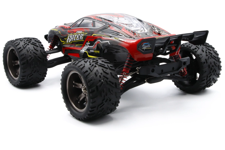ROZBALENO - RC auto X9116 Challenger truggy, červená