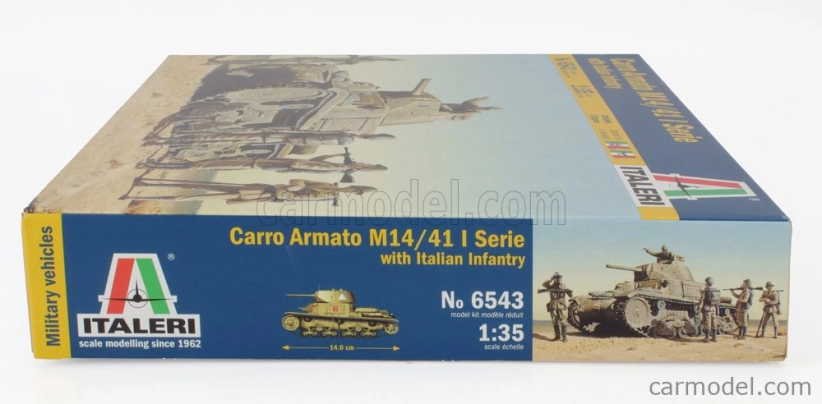 Italeri Tank M14/41 I Series s talianskou pechotou Vojenský 1945 1:35 /