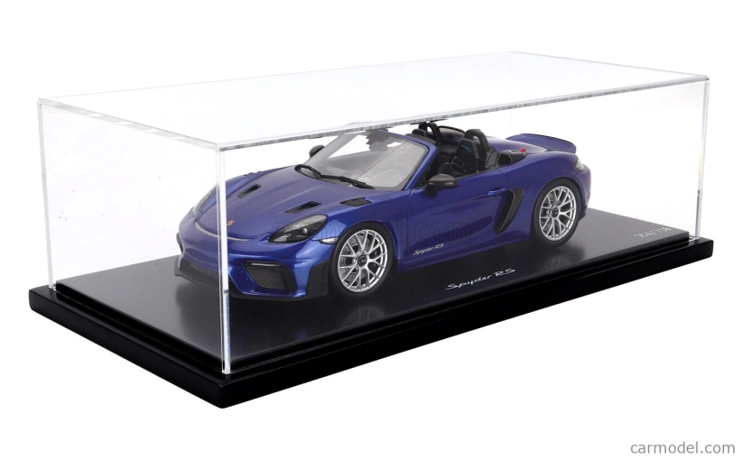 Spark-model Porsche 718 (982) Spider Rs 2024 - Con Vetrina - S vitrínou 1:18 modrá