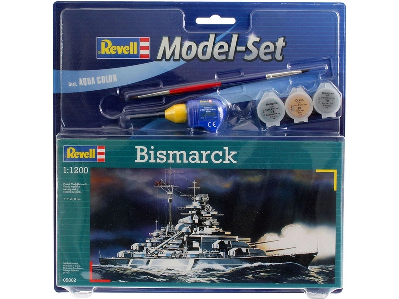 Revell Bismarck (1:1200) sada
