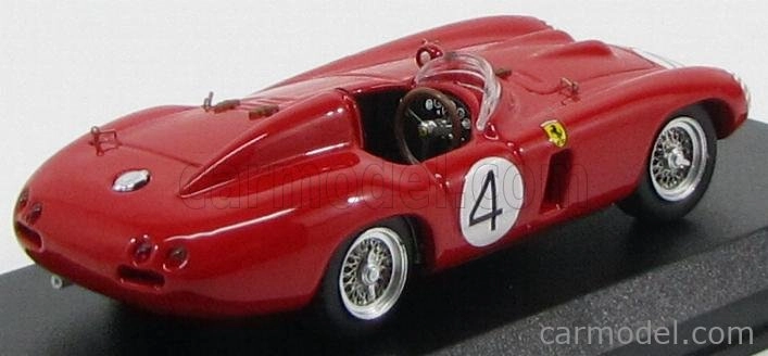 Umelecký model Ferrari 750 Monza Spider N 4 Tourist Trophy 1955 Castellotti - Taruffi 1:43 Red