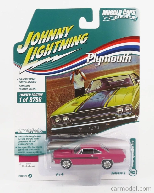 Johnny lightning Chevrolet Set Assortment 6 Pieces 1:64 Různé