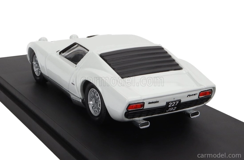 Rio-models Lamborghini Miura P400 1967 - Osobné auto Johnny Hallyday 1:43 Biela