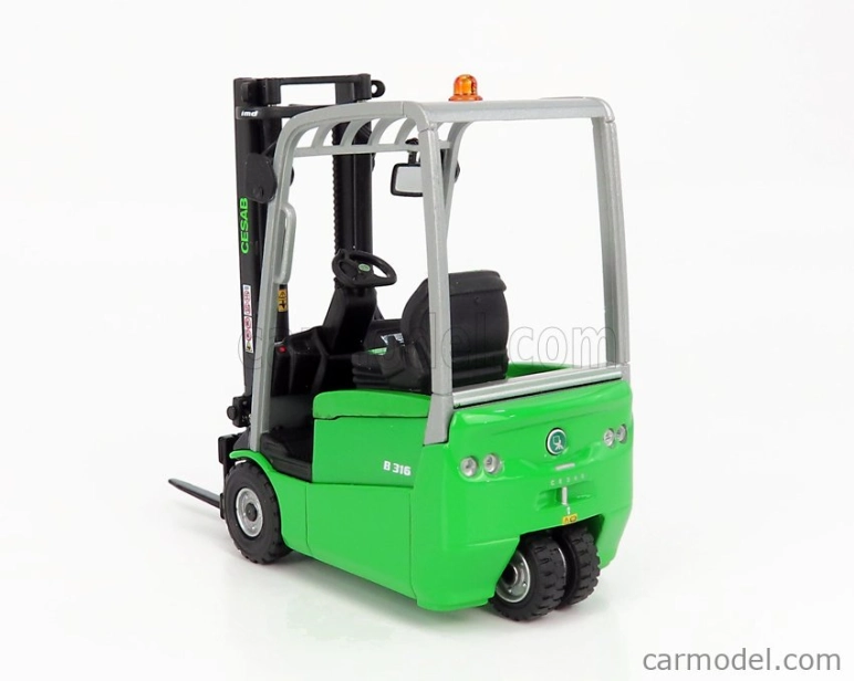 Ros-model Cesab B316 Carrello Elevatore Verticale - Vertical Order Picker 3 Wheels 1:23 Zelená Černá