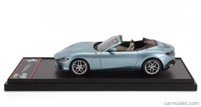 Bbr-models Ferrari Roma Spider Open 2020 1:43 Celeste Trevi - Light Blue Met