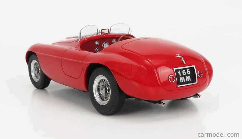 Kk-scale Ferrari 166mm Barchetta Spider 1949 1:18 Červená