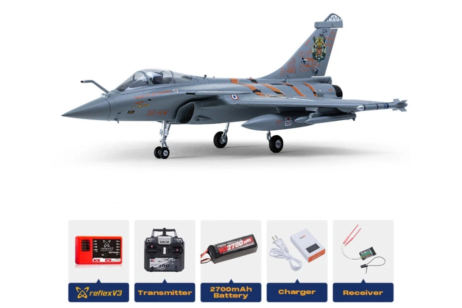 Rafale EDF 64mm PNP Zelená