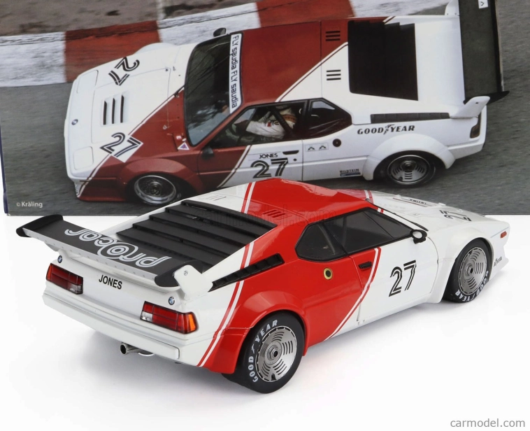 Werk83 BMW M1 M88 3.5l Team Bmw Motorsport N 27 Procar Series Sezóna 1980 Alan Jones 1:18 Biela červená