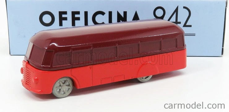 Officina-942 Fiat 626 Rnl Bus 1939 1:76 Červená oranžová