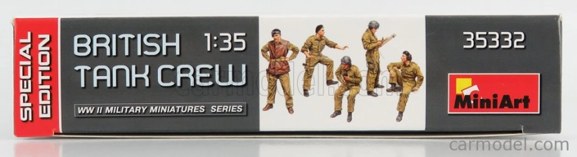 Miniart Figures Soldati - British Soldiers Military Tank Crew 1:35 /