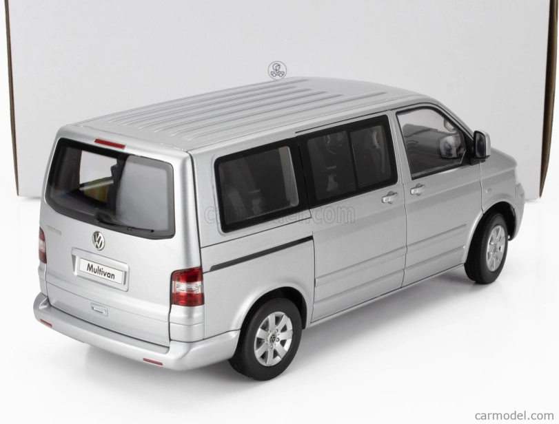 Norev Volkswagen T5 Multivan Minibus 2003 1:18 Strieborný