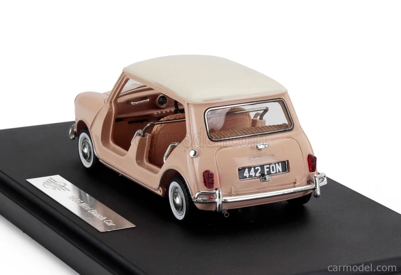Matrix scale models Mini Beach Car 1962 1:43 Bílá Béžová