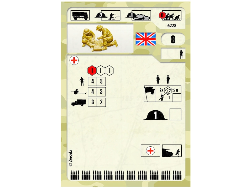 Zvezda figúrky British Medic Team (1:72)