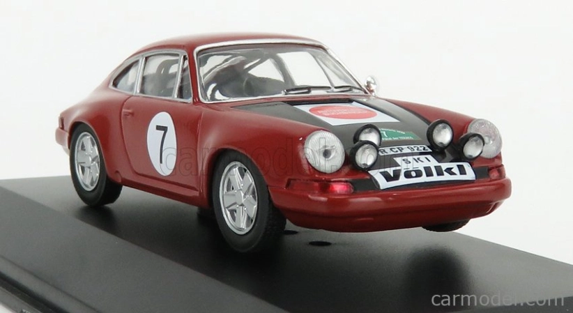 Cmr Porsche 911s N 7 Rally Bavaria 1970 W.rohrl 1:43 Bordeaux Black
