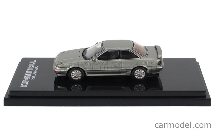 Zapaľovanie-model Toyota Sprinter Trueno (ae92) Gt Apex Coupe 1989 1:64 Green Grey Met